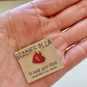 UGH Heart Charm Necklace